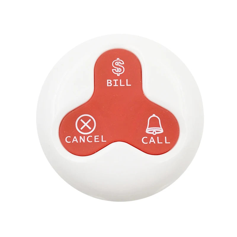 Ycall 433.92mhz Restaurant Pager Wireless Paging System Table Bells Call Button