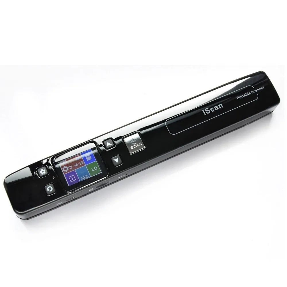 Mini A4 Document & Image Scanner Wi-Fi 1050 DPI Portable LCD