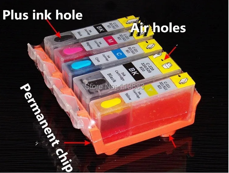 Refillable PGI-425/CLI-426 Ink Cartridges for Canon PIXMA Printers