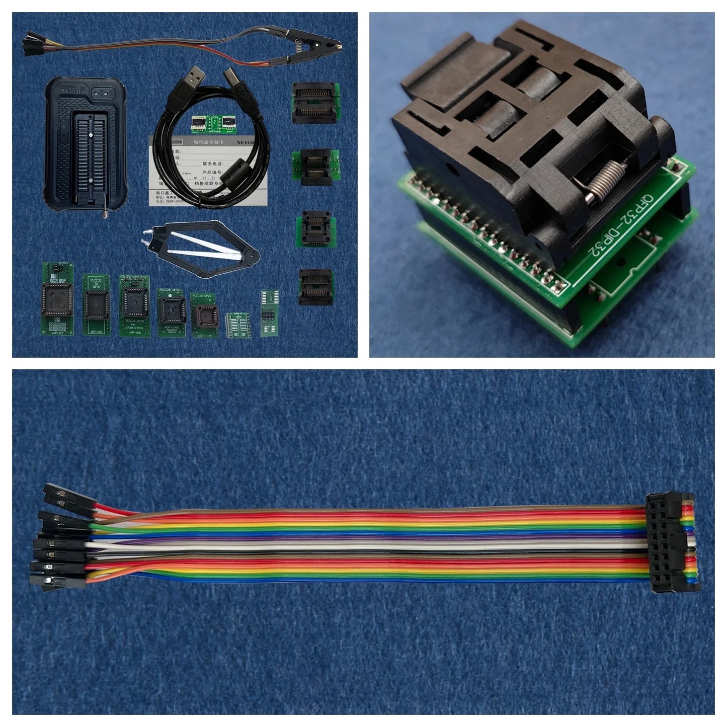 XGecu TL866-3G Programmer 34000+ ICs EPROM/MCU/SPI/NAND/NOR/EMMC + Adapters