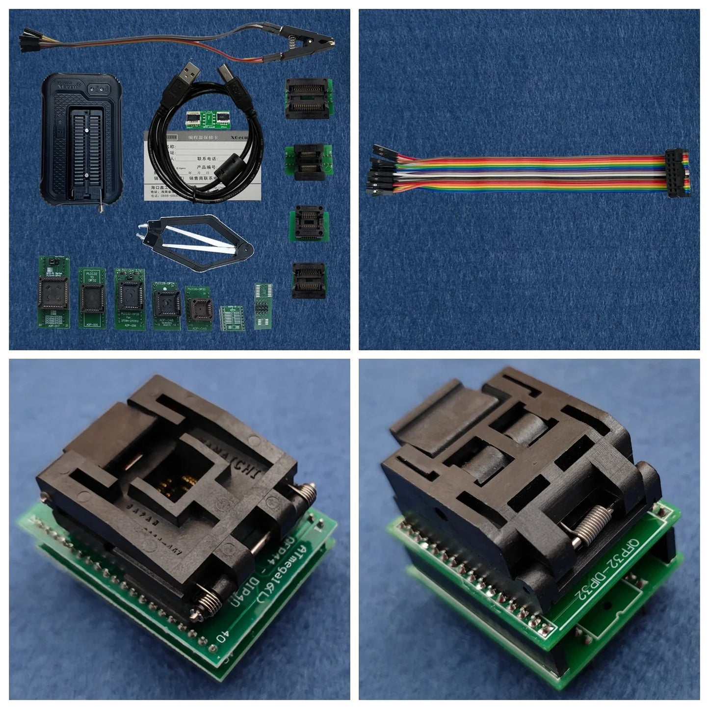 XGecu TL866-3G Programmer 34000+ ICs EPROM/MCU/SPI/NAND/NOR/EMMC + Adapters