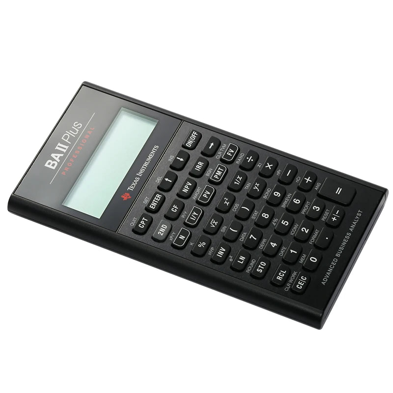 TI BA II Plus Professional Financial Calculator for CFA/FRM Exams